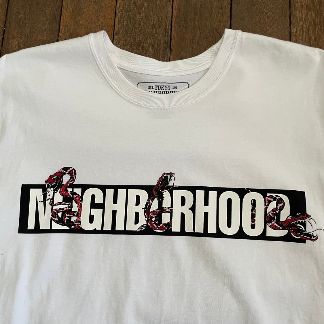 네이버후드 스네이크 반팔 티셔츠 상품이미지4