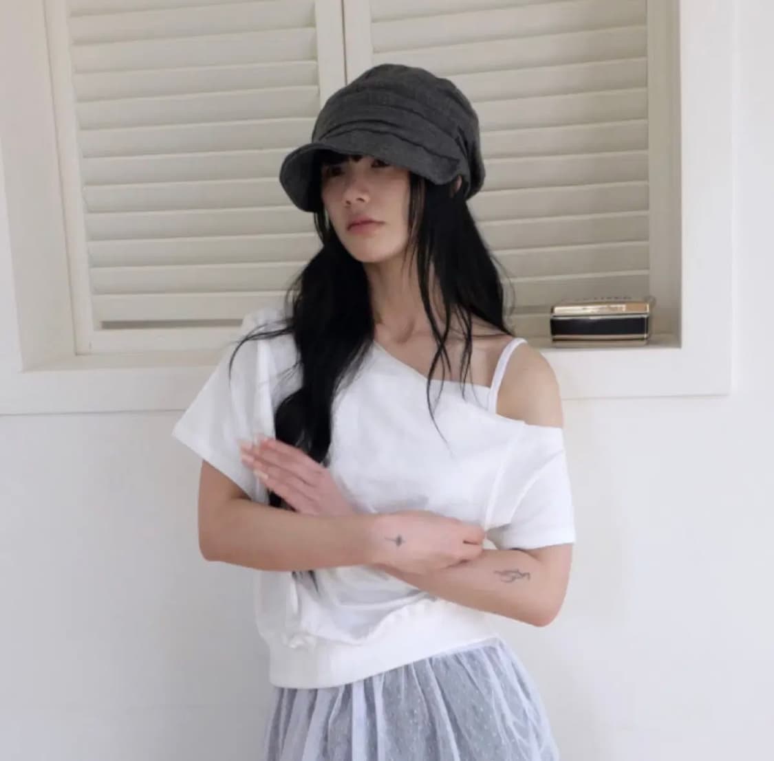 베이비랩 차콜 빈티지 벌룬캡 상품이미지3