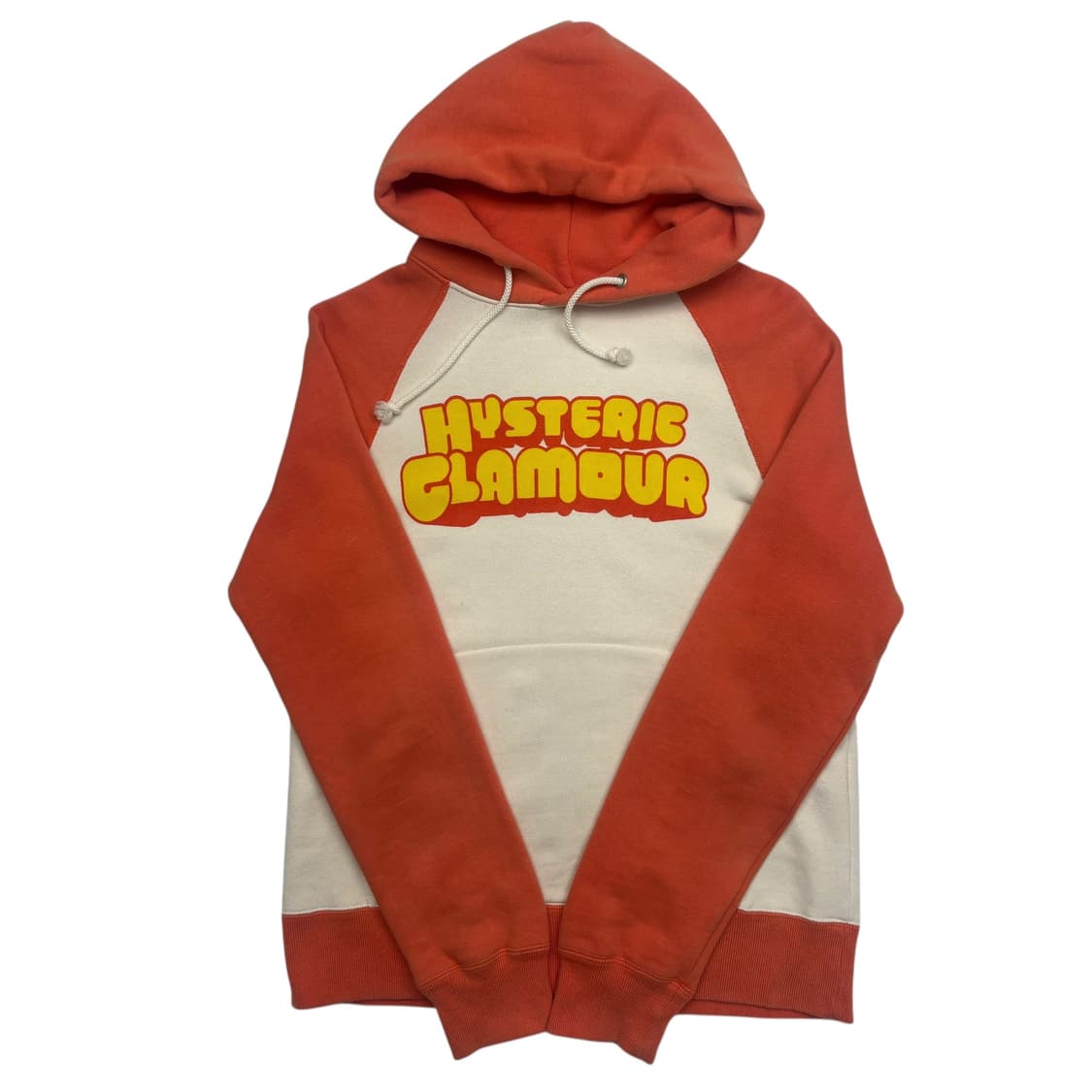 히스테릭 글래머 배색 빅 프린팅 후드티 OS 상품이미지1