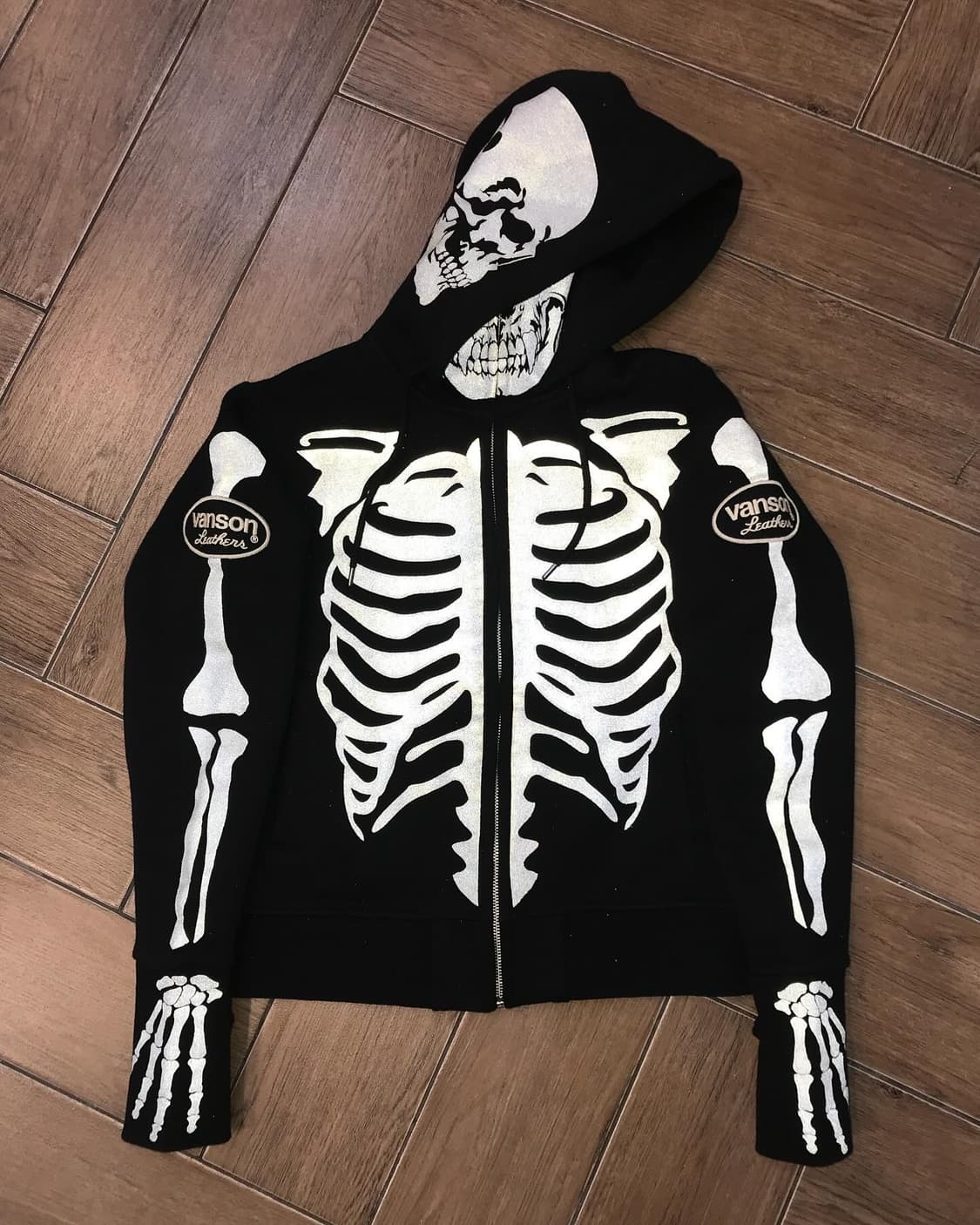 Vanson Bone Hood Zip-Up 상품이미지7