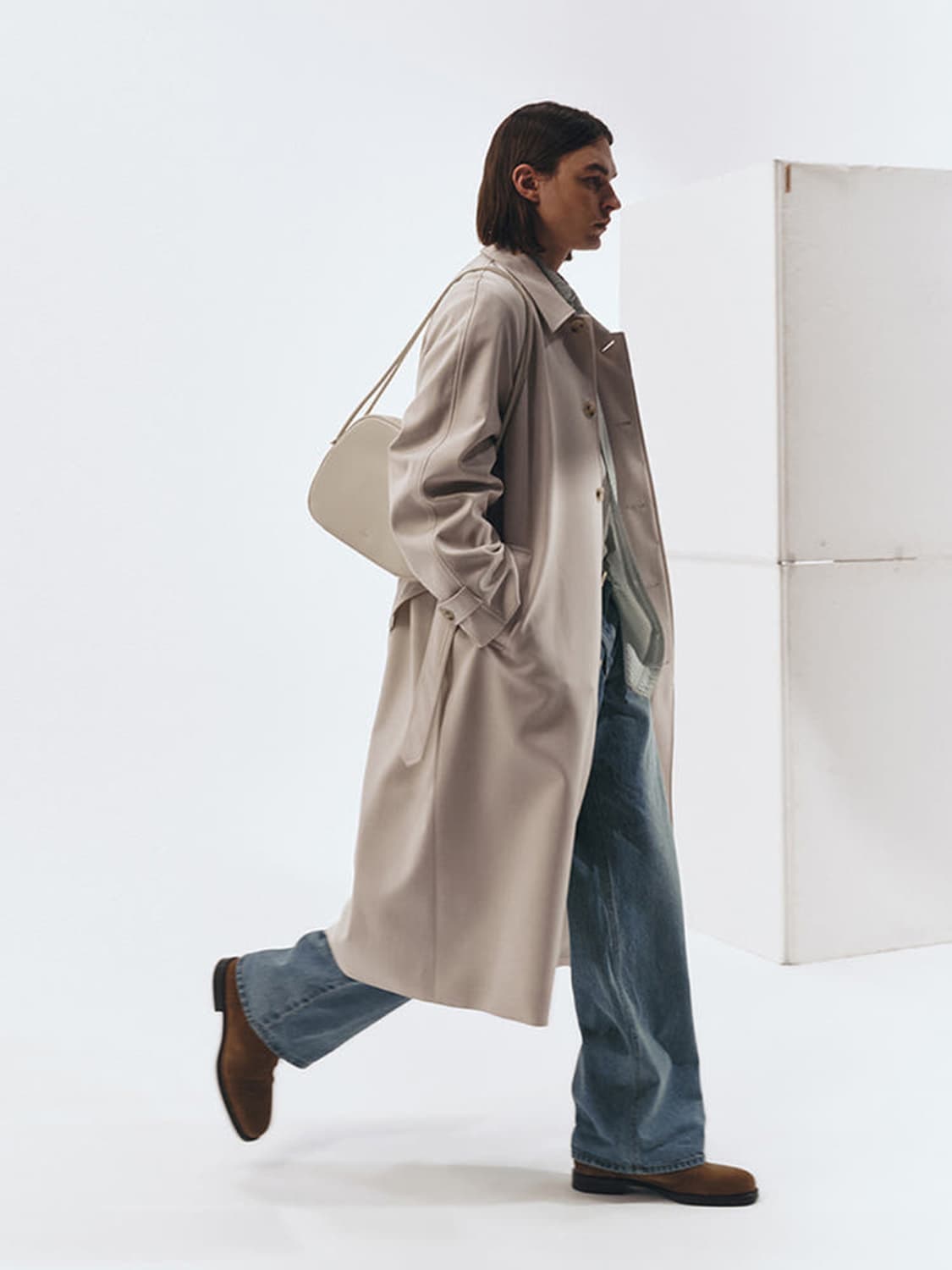 DUNST PEBBLE LEATHER BAG 던스트 레더 숄더백 가방 상품이미지3