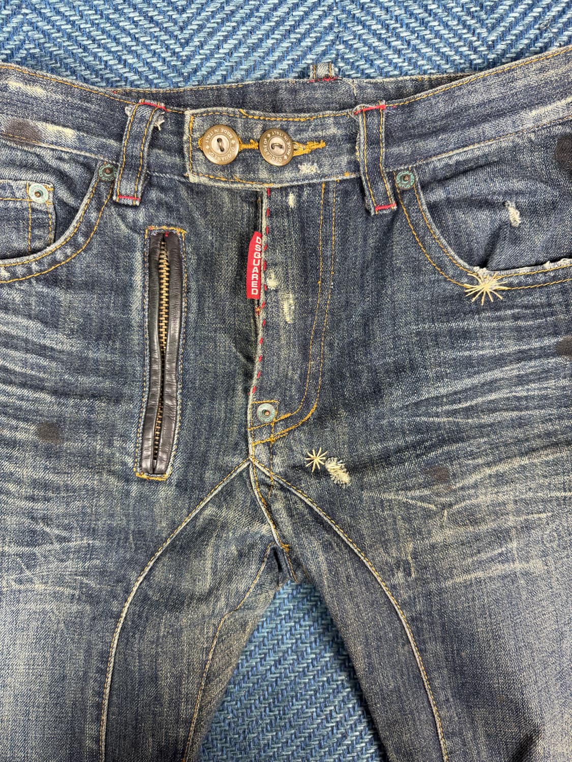 [제목] 디스퀘어드2 아카이브 지퍼 디테일 디스트레스드 데님  상품이미지6