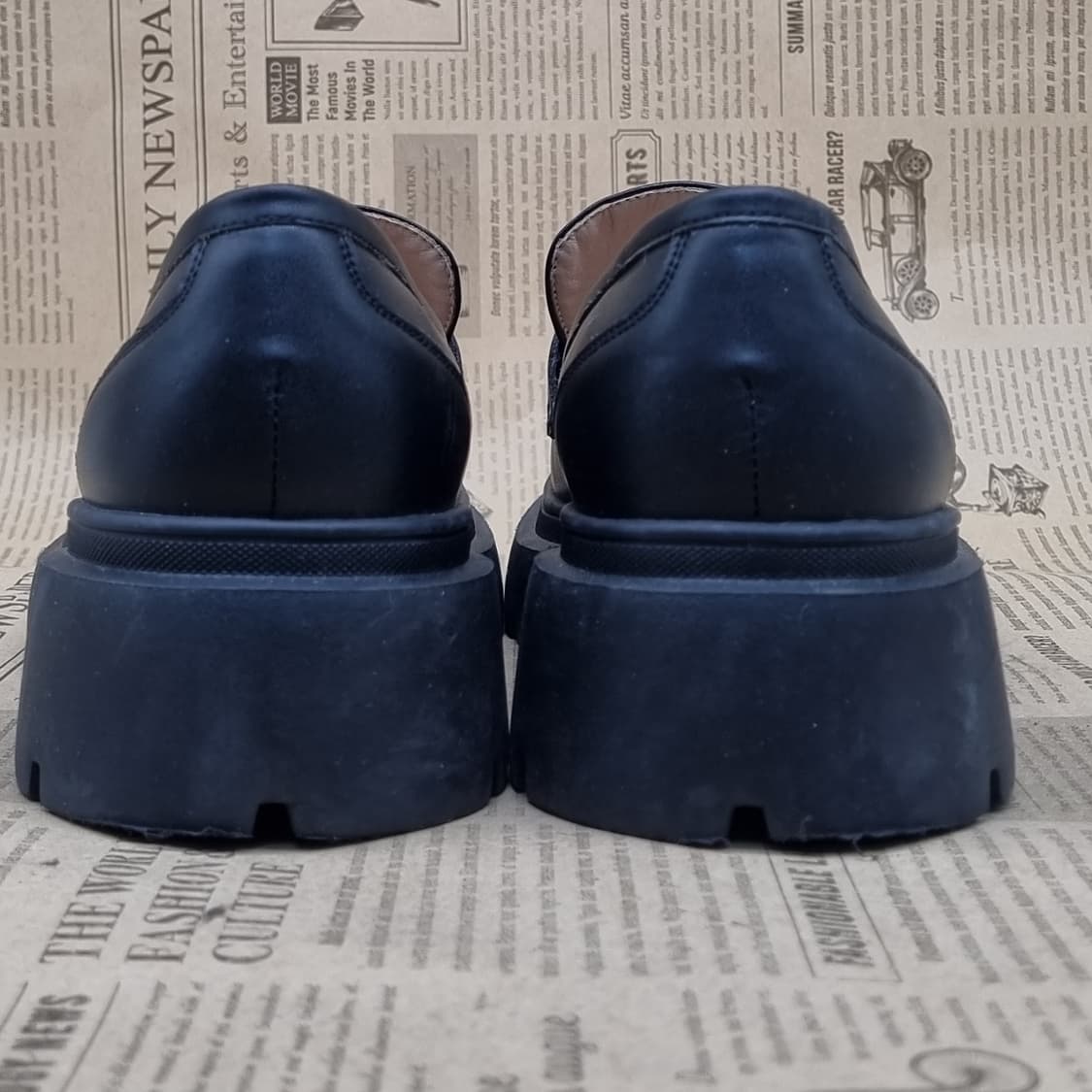 에스콰이어 체인플랫폼 여성로퍼240 굽4 상품이미지4