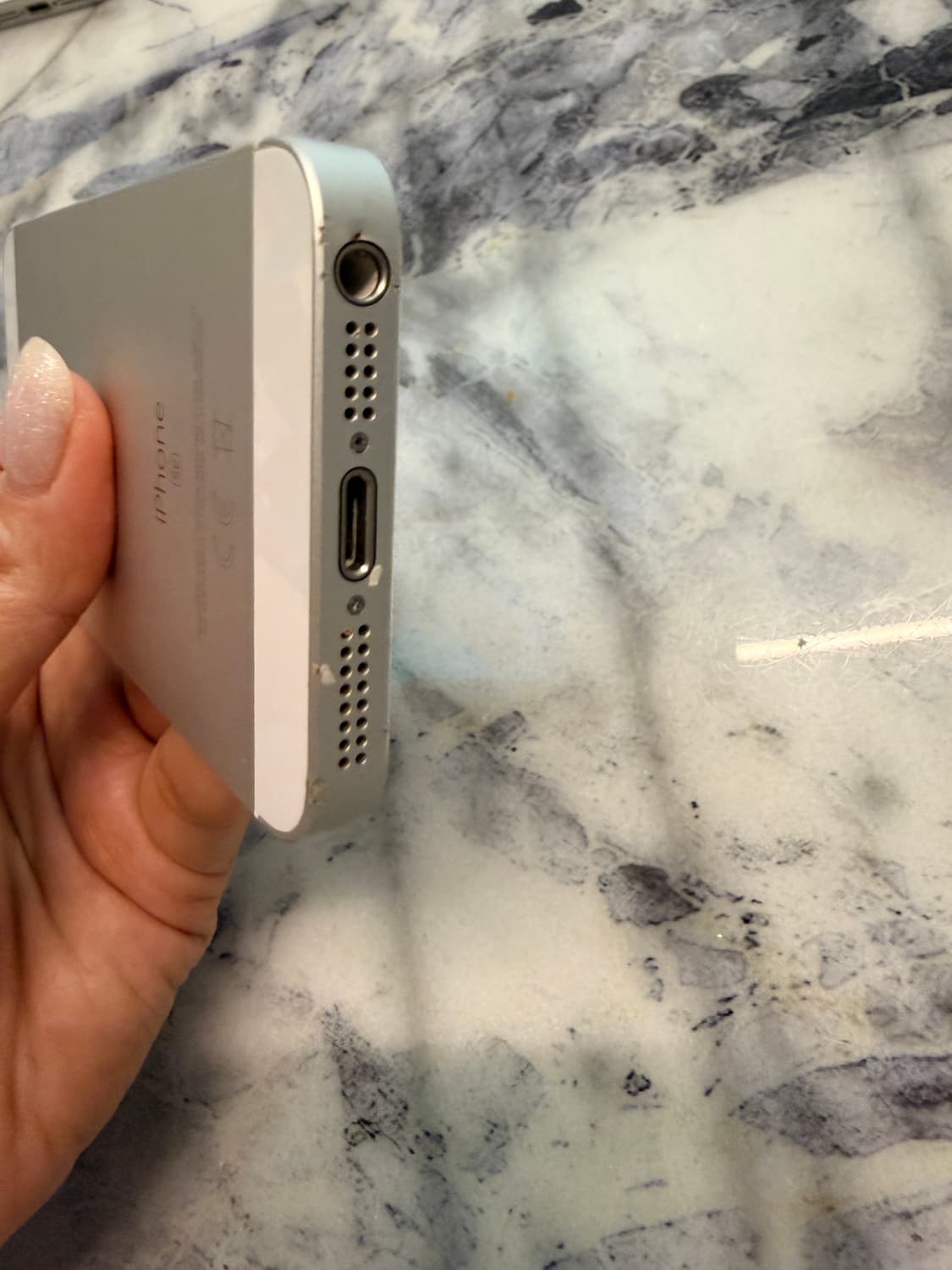 아이폰se 64기가 실버 배터리100 상품이미지5