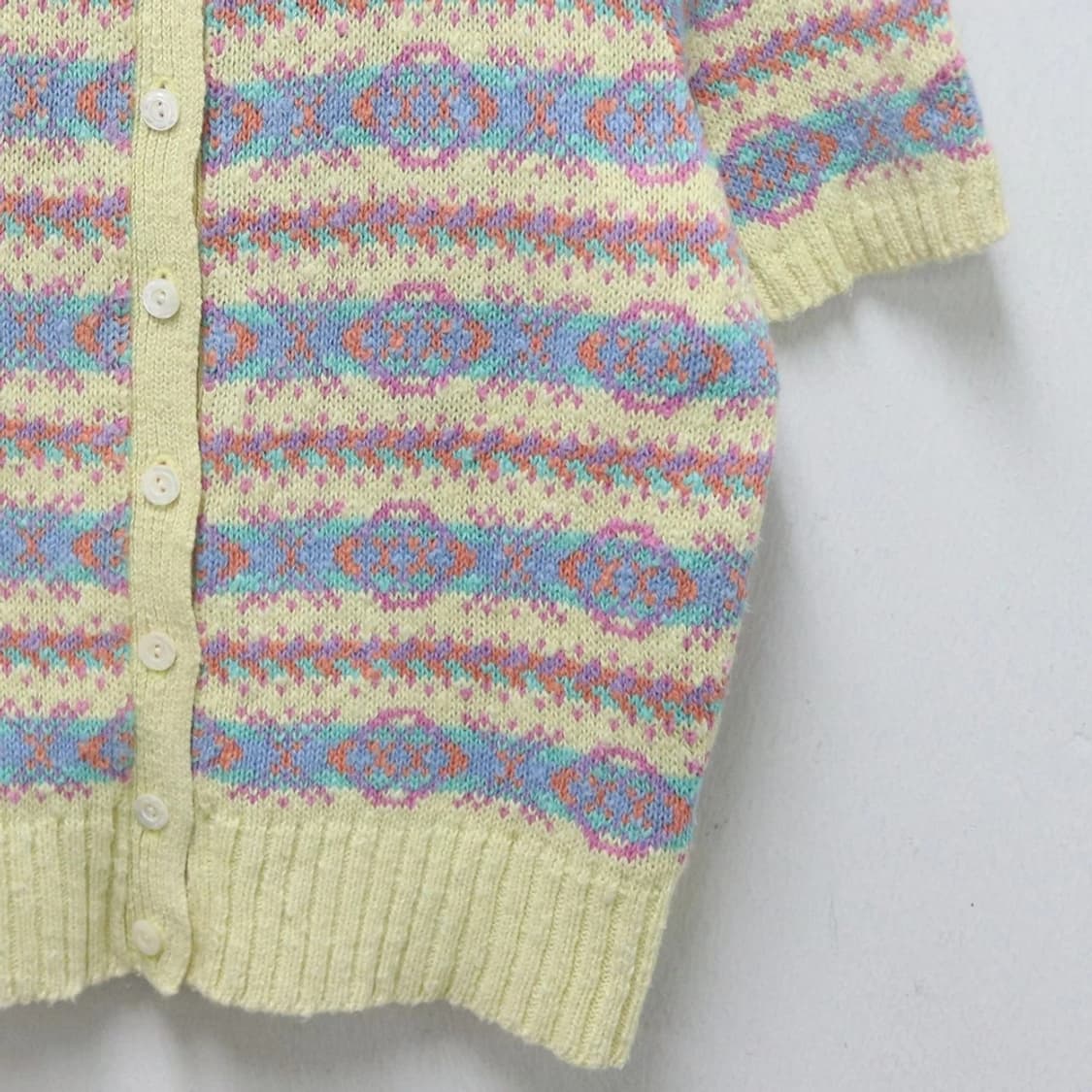 랄프로렌 오네갸루 패턴 반팔 가디건  61722 상품이미지4