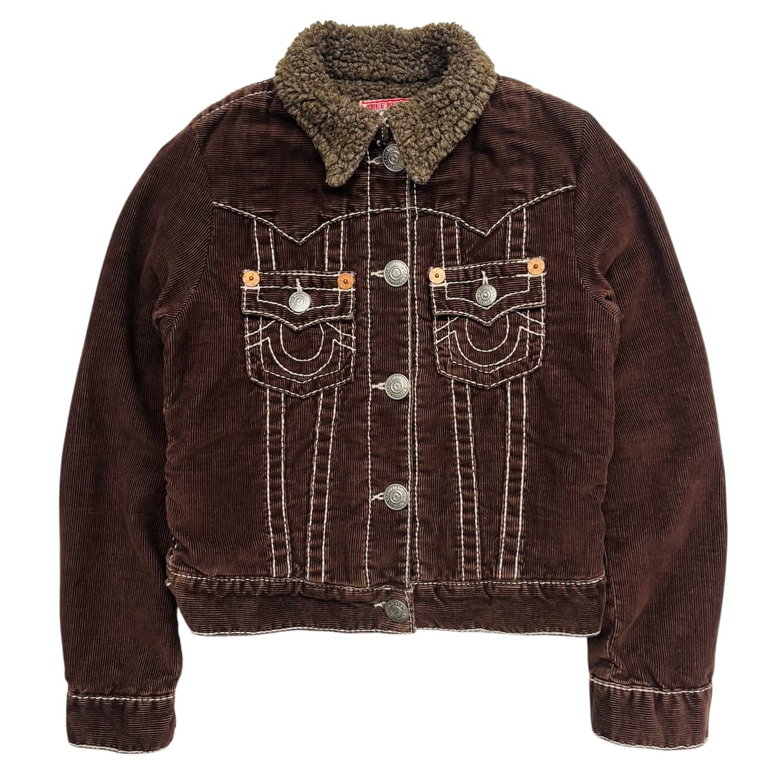 트루 릴리전 브라운 코듀로이 웨스턴 자켓 S 상품이미지1