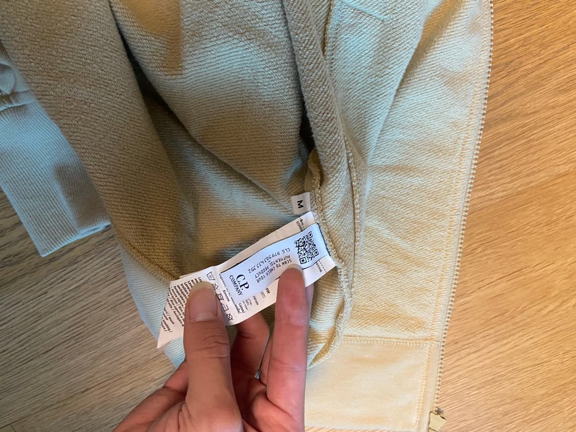 Cp컴퍼니 고글 후드집업 모하비 데저트 옐로우 상품이미지4