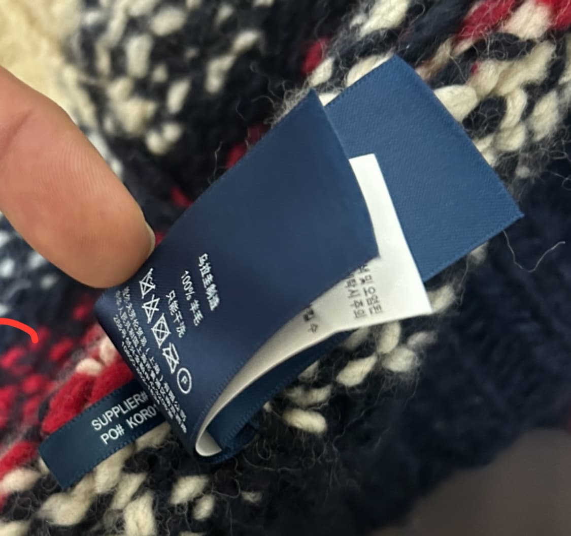 폴로 랄프로렌 성조기 코위찬 L(100-105) 상품이미지4