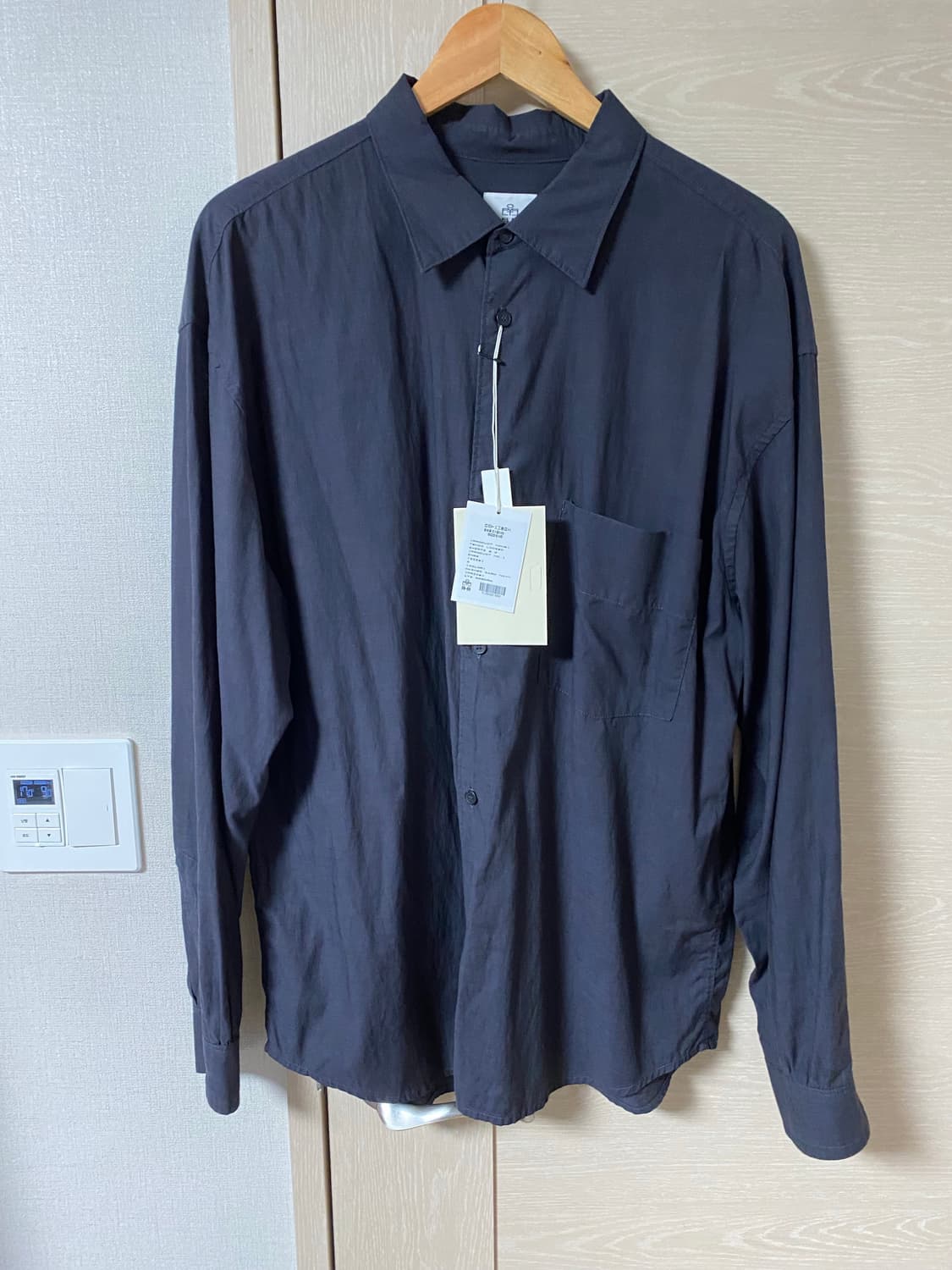 [3] 폴리테루 텐코 루즈드 셔츠 2.0 워시드 다크 네이비 상품이미지8
