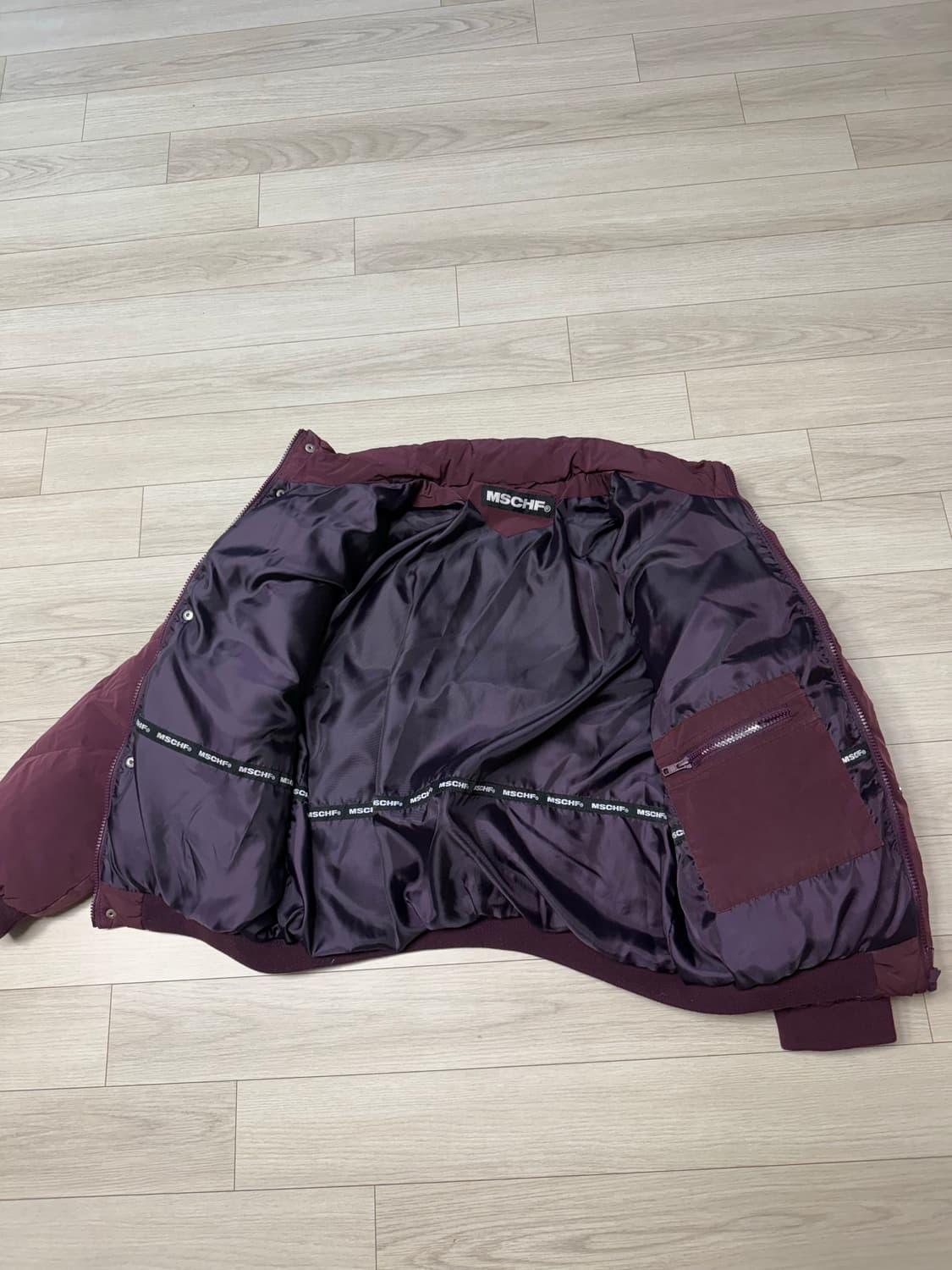 Mschf 미스치프 크롭 봄버 패딩 Medium 상품이미지6