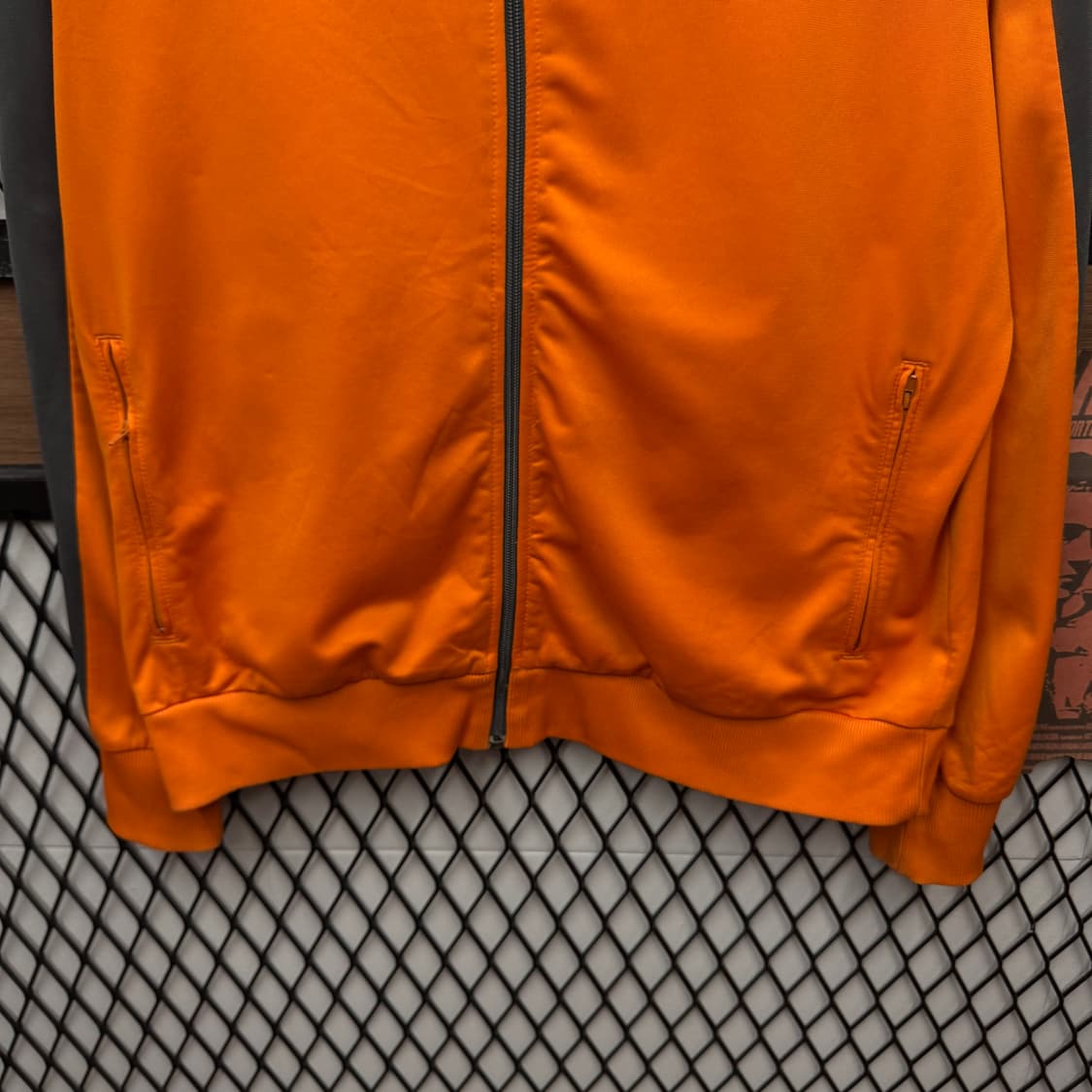 푸마 홀란드 네덜란드 트랙자켓 전면 로고 포인트 오렌지 상품이미지4