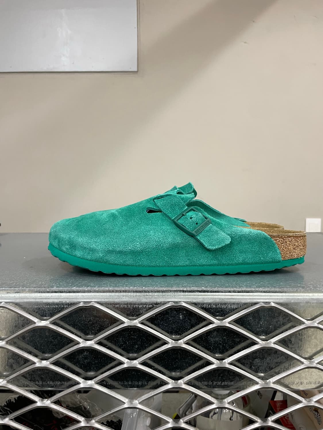 버켄스탁 보스턴 스웨이드 레더 디지털 그린 285 상품이미지1