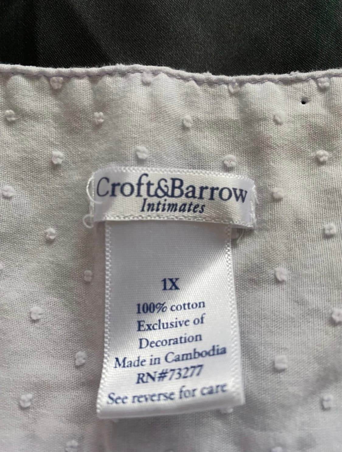 Croft&Barrow 레이스 끈 민소매 원피스 잠옷 사이즈 스몰 상품이미지3