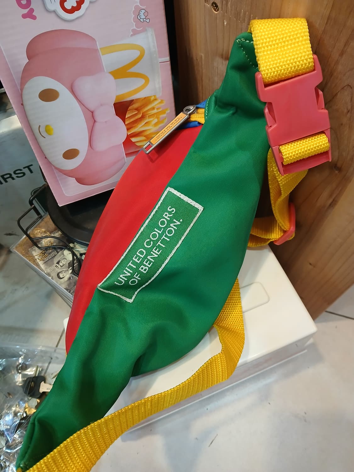 90s.빈티지 베네통 컬러 힙색,웨스트백 상품이미지2