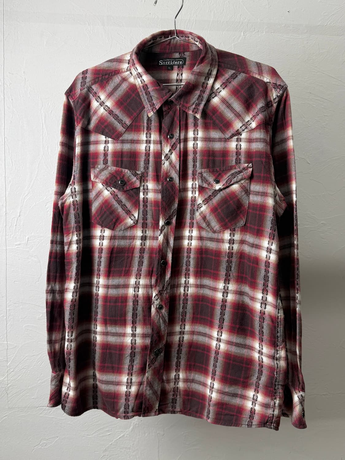 Sorridere 체크 웨스턴 셔츠 상품이미지2