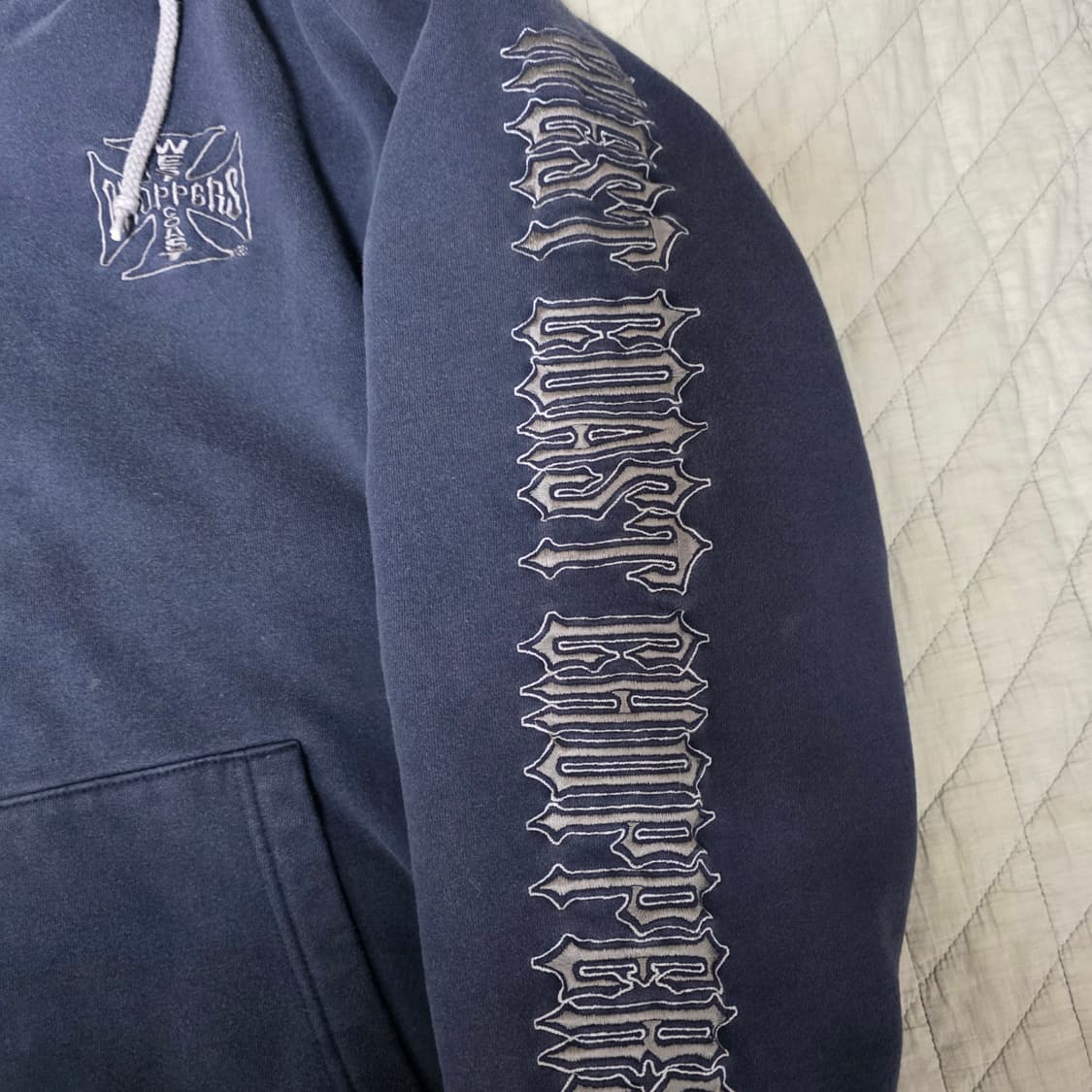 [XXL] 빈티지 웨스트코스트차퍼스 더블페이스 써멀 후드집업 네이비 상품이미지5