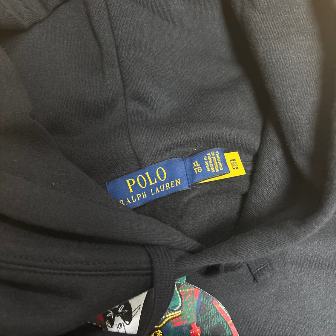 폴로 랄프로렌 베어 후드티 블랙 XL 상품이미지2