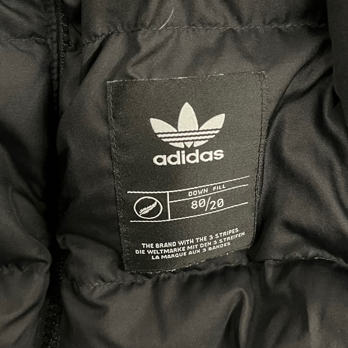 [정품/M] 아디다스 블랙 후드 아노락 패딩 b10 상품이미지5