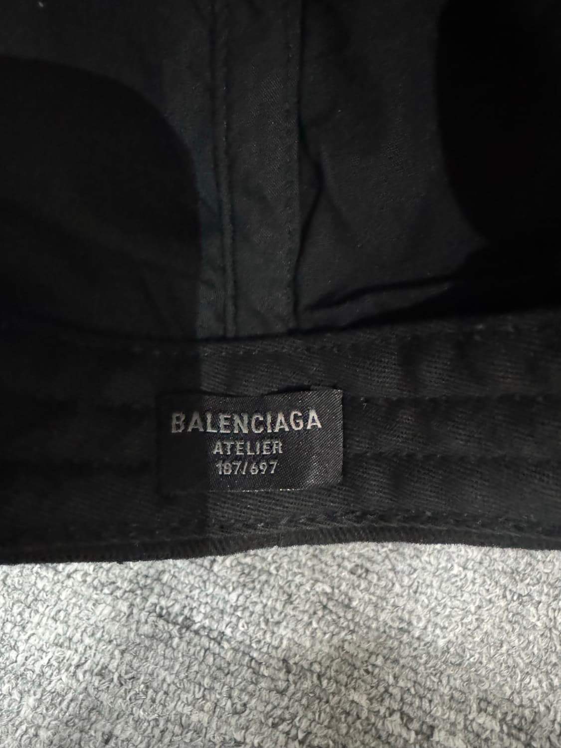 발렌시아가 업사이클 아뜰리에 볼캡 상품이미지2