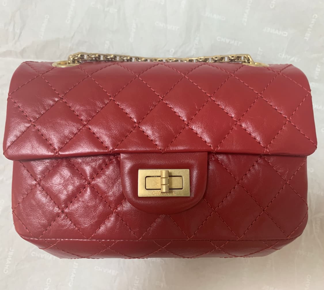 샤넬 빈티지 미니 레드  상품이미지2