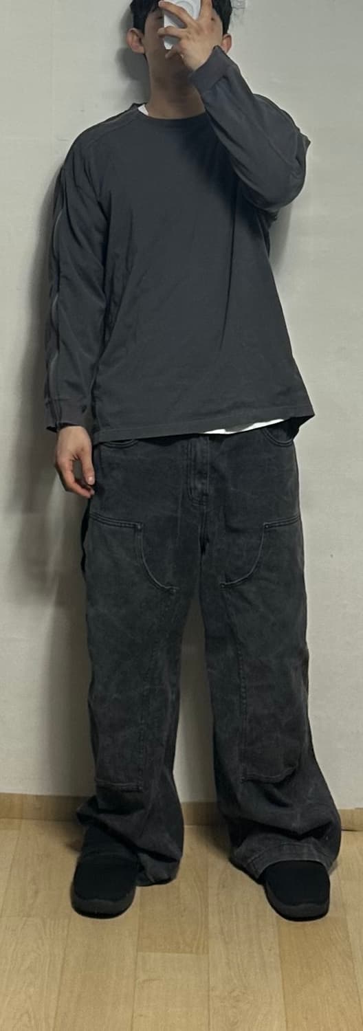 블랙멀 BLACKMERLE 지퍼 롱슬리브티 상품이미지6