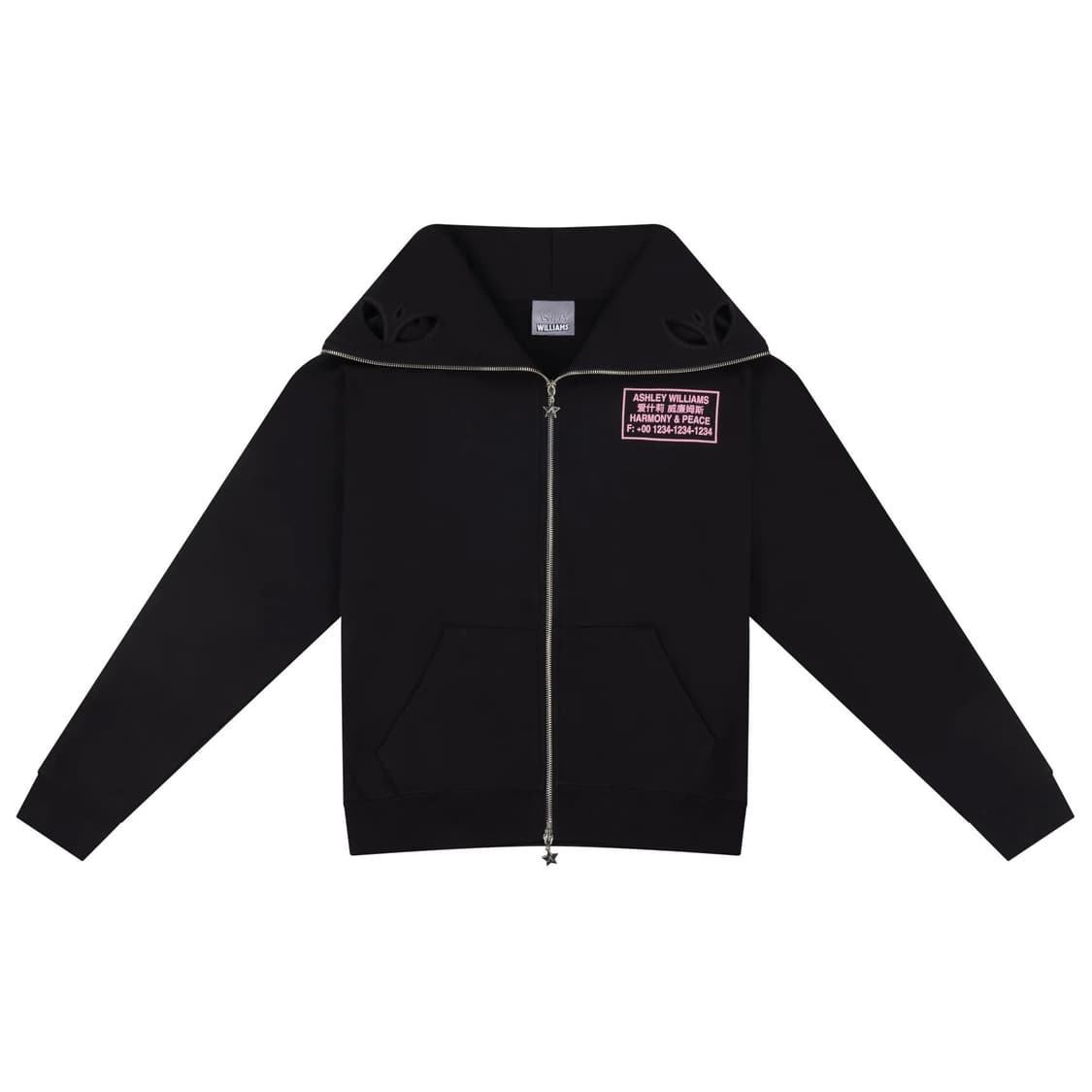 [M,L]애슐리 윌리엄스 25fw HARMONY 버터플라이 후드집업 상품이미지4