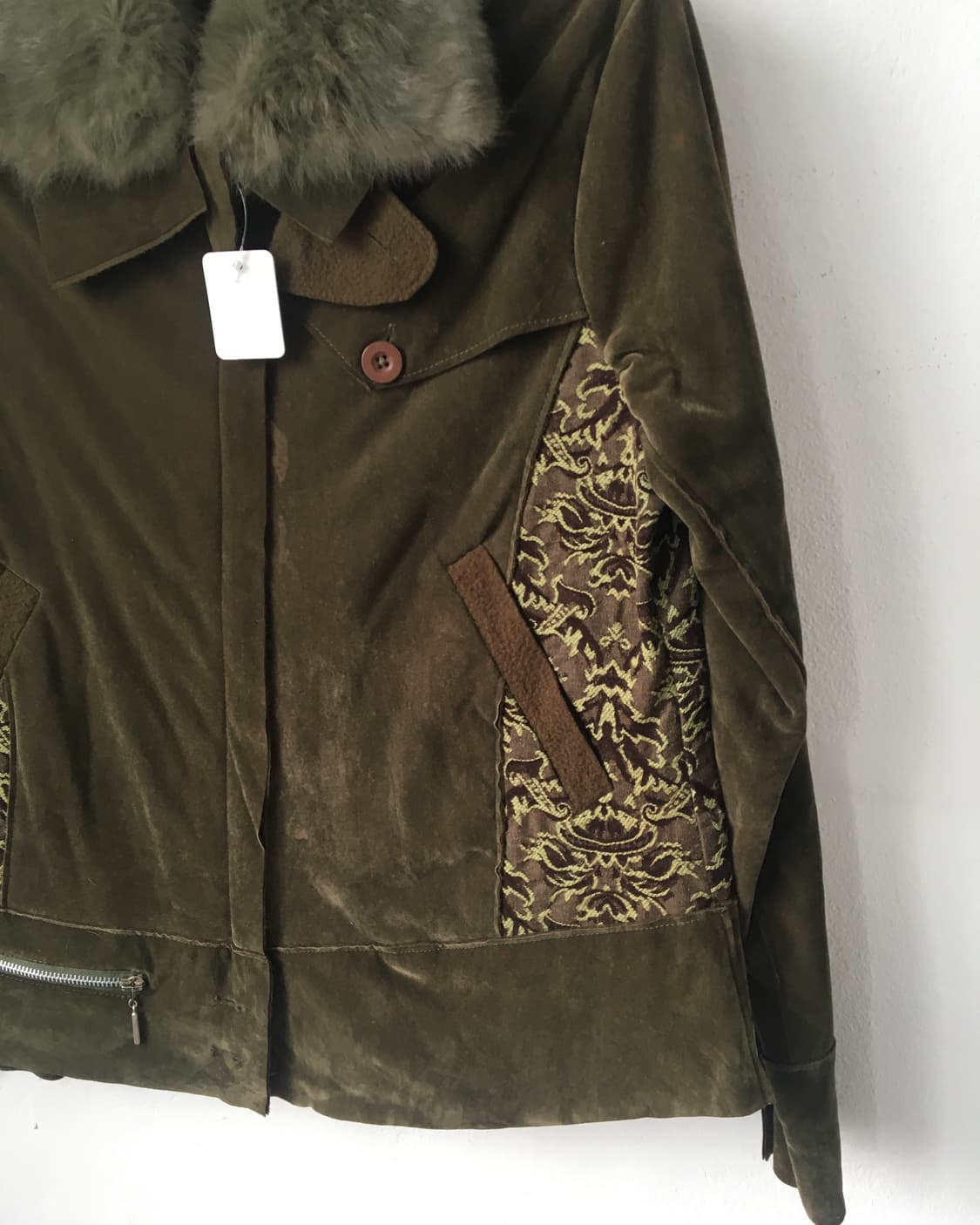 Fur collar point oriental mood jacket 상품이미지5