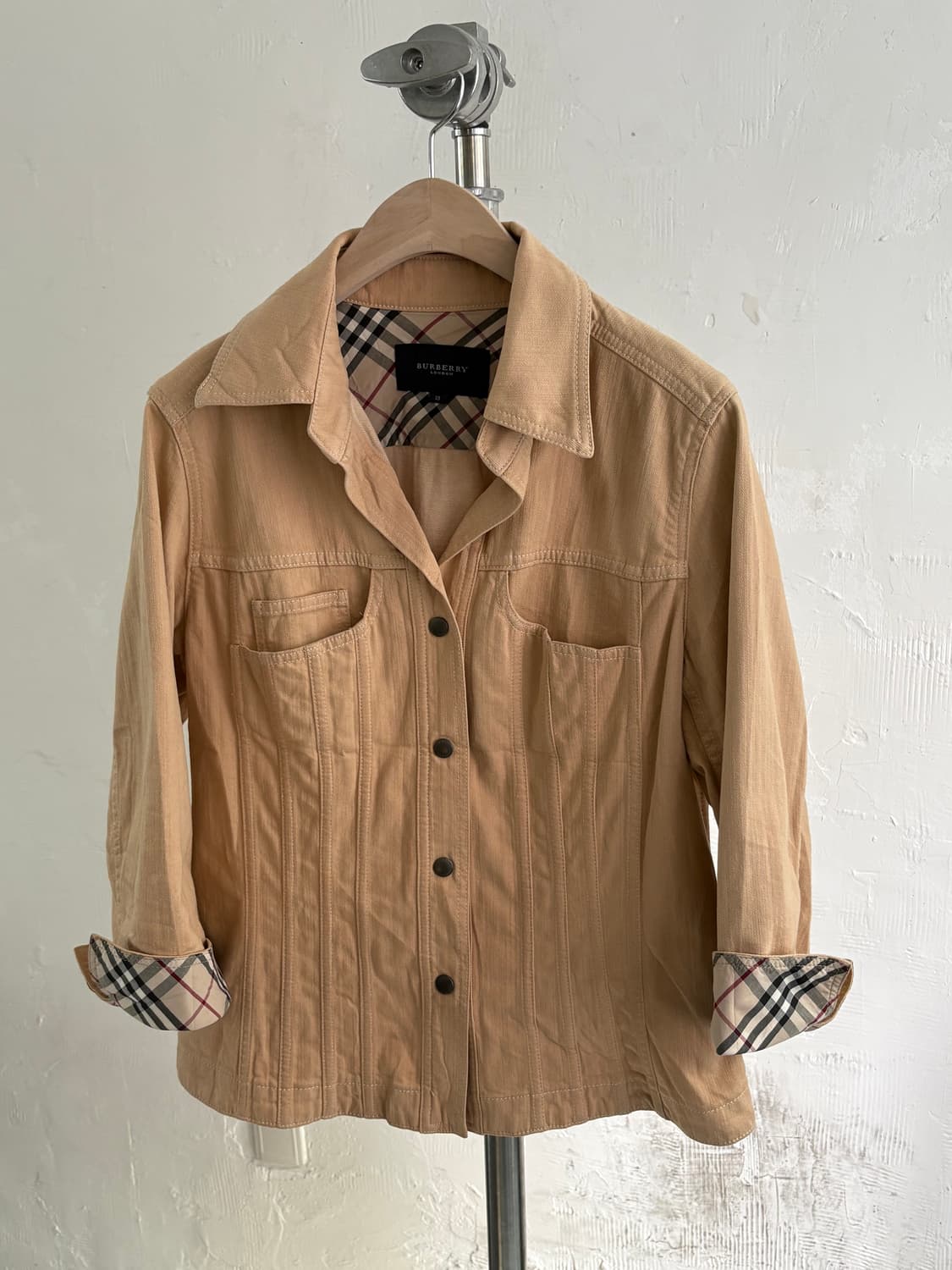 Burberry 버버리 런던 베이지 트러커 자켓 상품이미지1