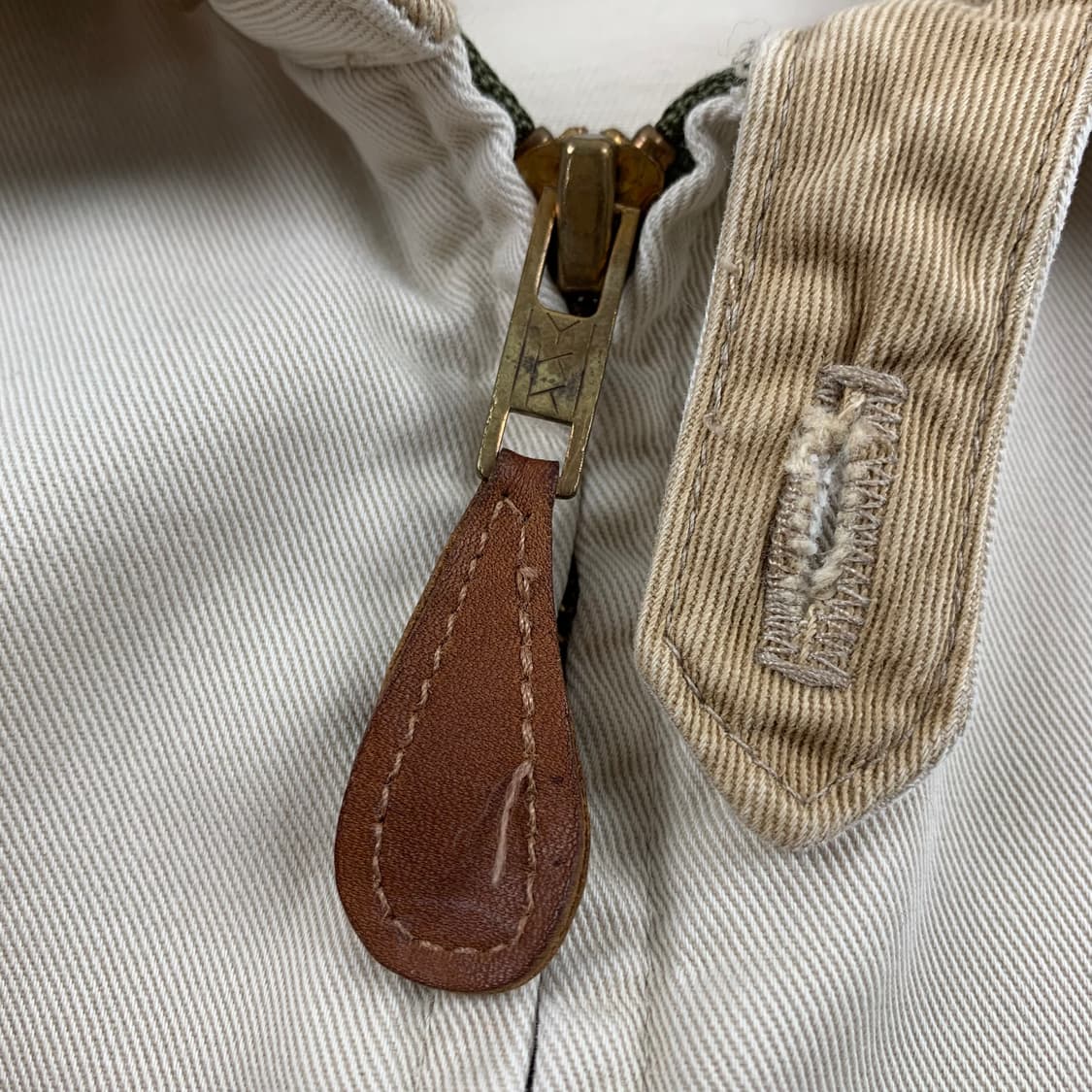 90's made in USA 폴로 랄프로렌 포니로고 베이지 스윙탑 자켓 상품이미지4