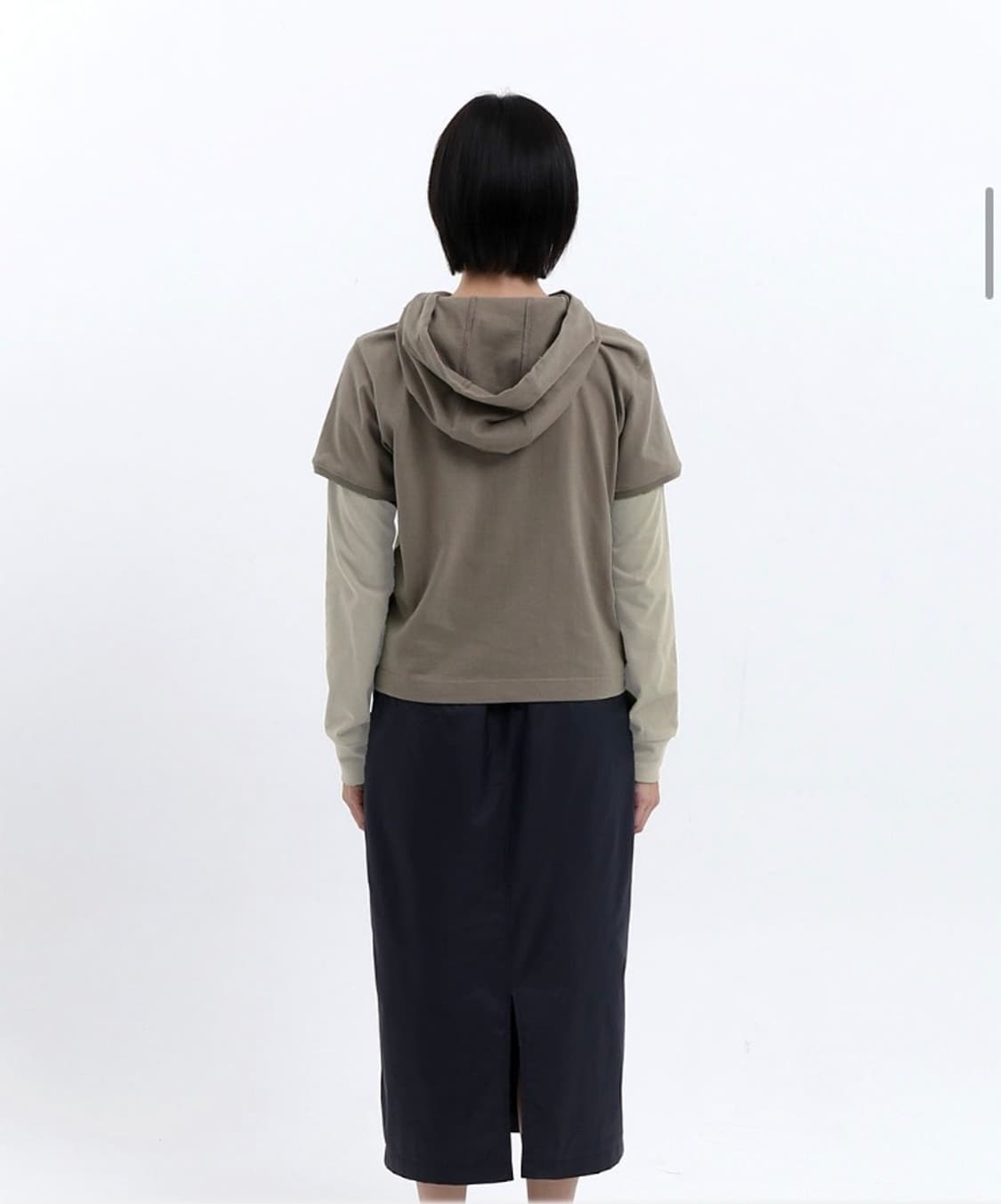 safarispot 사파리스팟 반팔 후드 티셔츠 올리브 상품이미지2