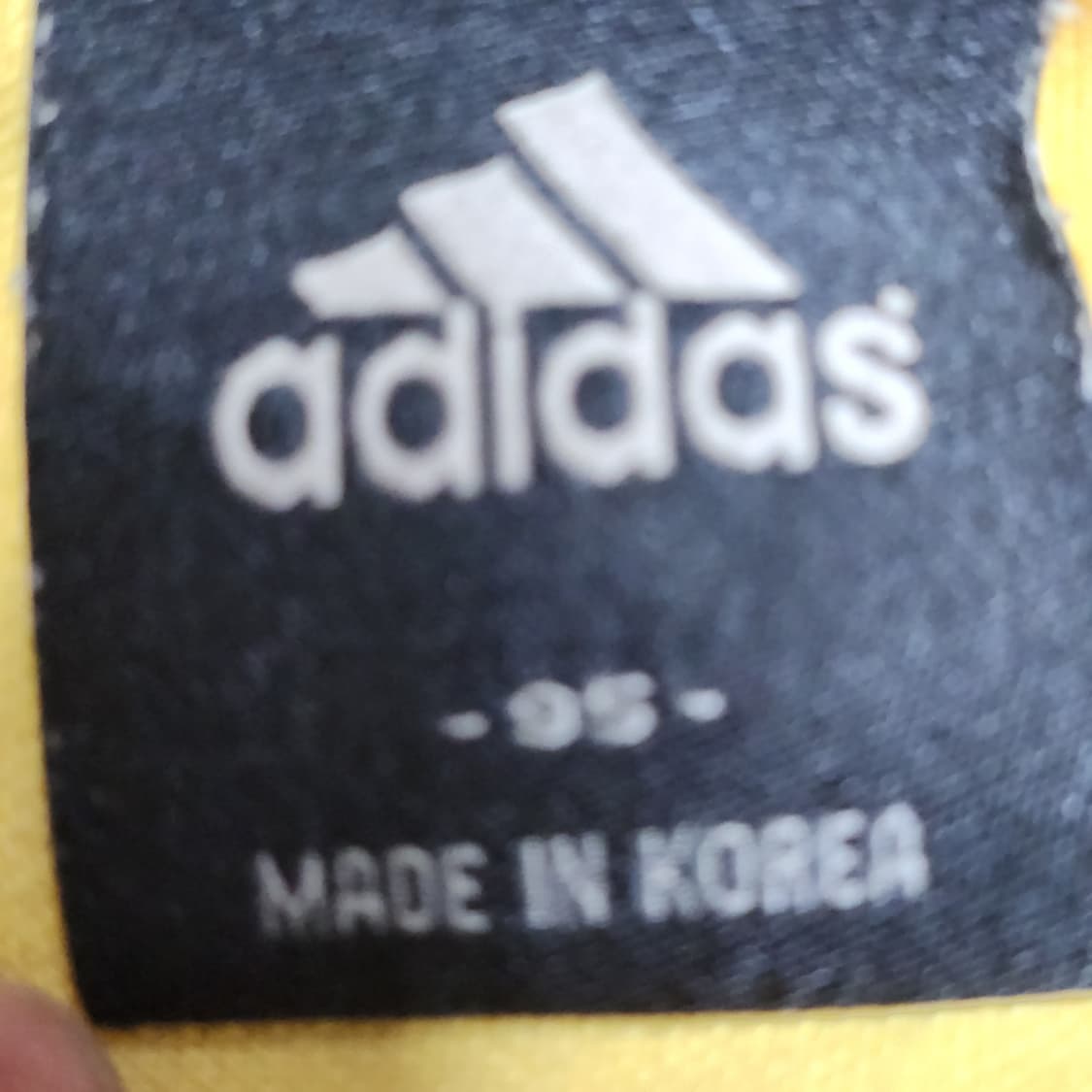 아디다스 옐로우 삼선 트랙자켓 (Y2K 무드) 상품이미지5