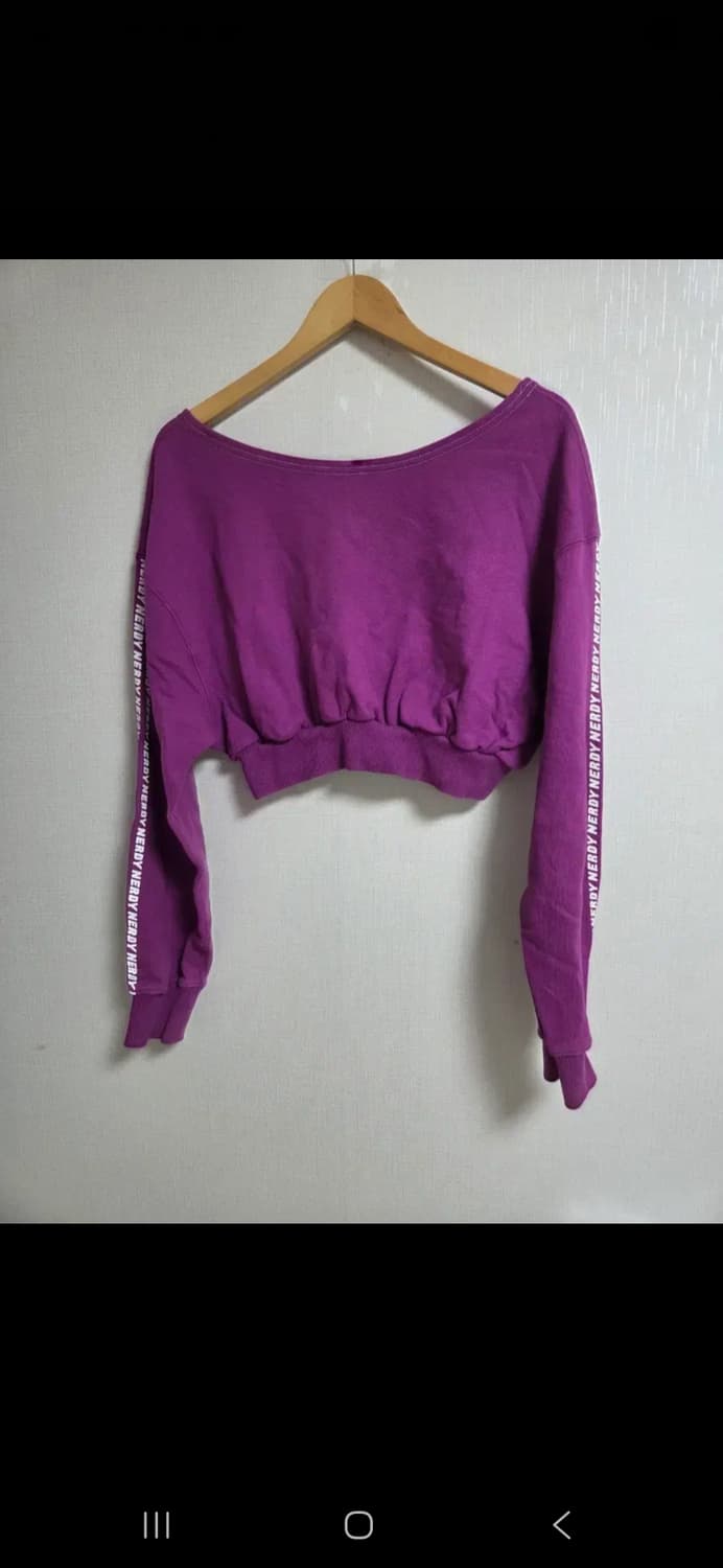 널디 크롭 맨투맨 프리 상품이미지6