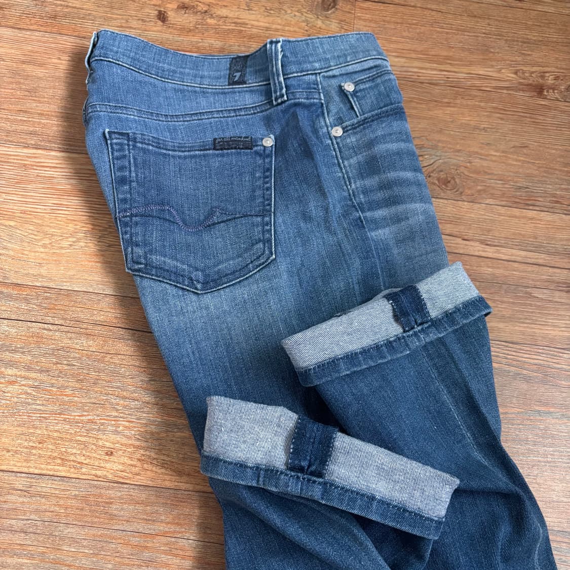 세븐진 27 맨카인드 청바지 슬림 스트레이트 스판 데님 정품 미국  상품이미지3