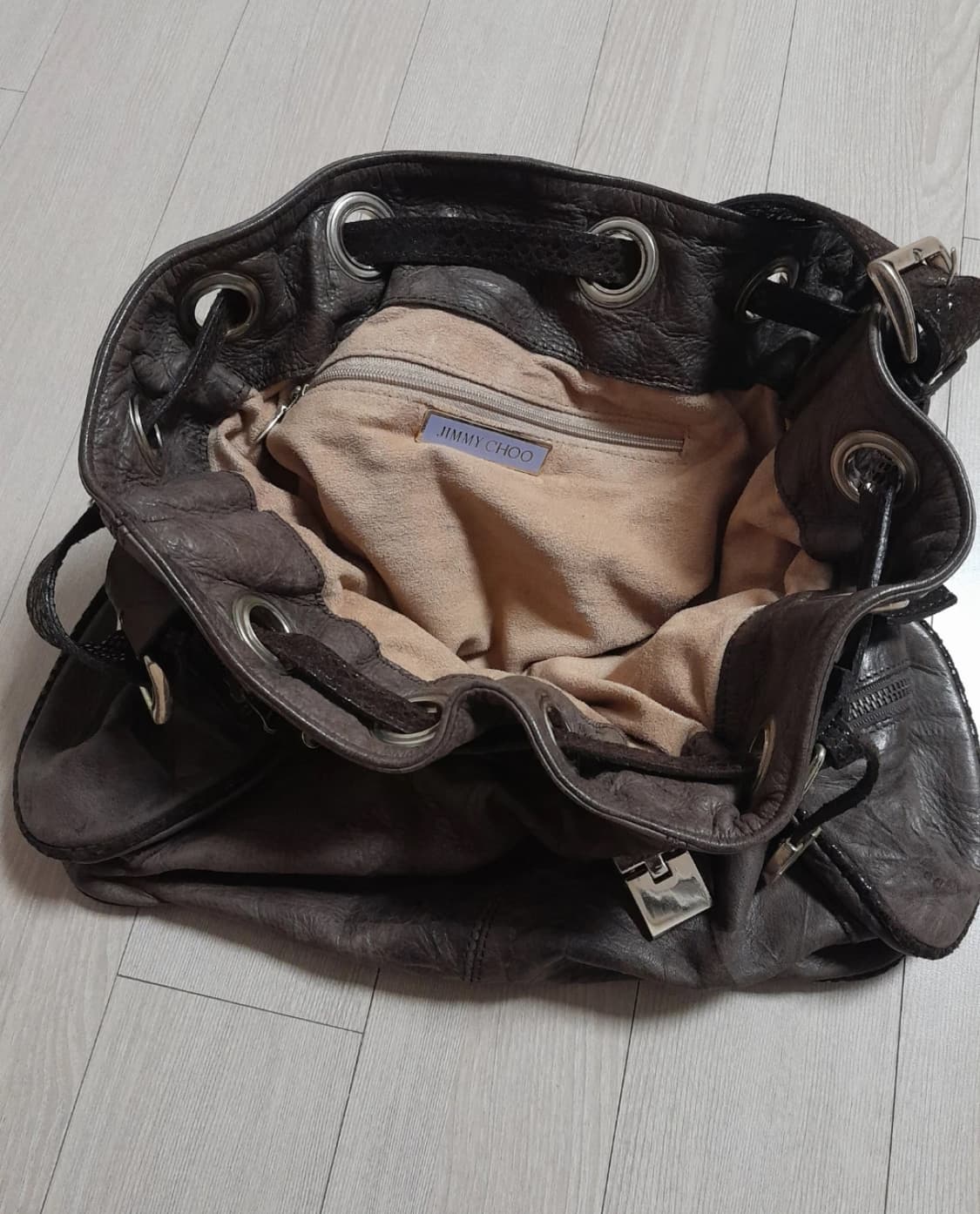 JIMMY CHOO LEATHER RING BAG  상품이미지3