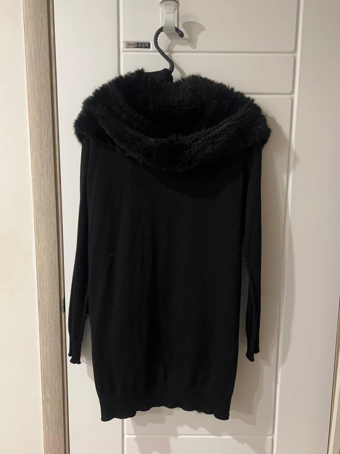 블랙 밍크퍼 가디건  상품이미지2