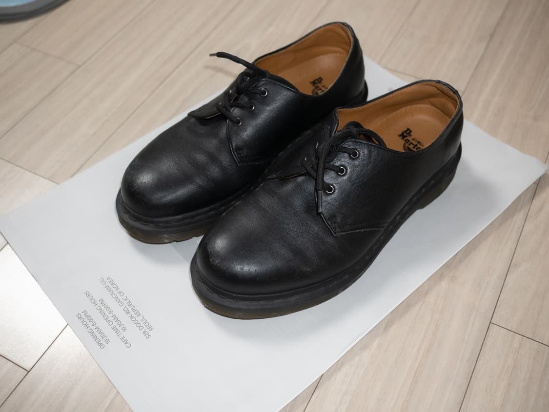 닥터마틴 나파 1461 옐로미드솔 블랙스티치 uk6 상품이미지2