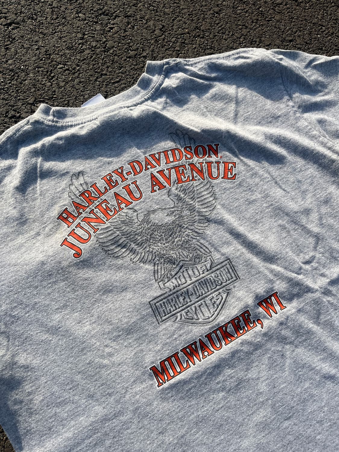 할리데이비슨 밀워키 멜란지 티셔츠 상품이미지7