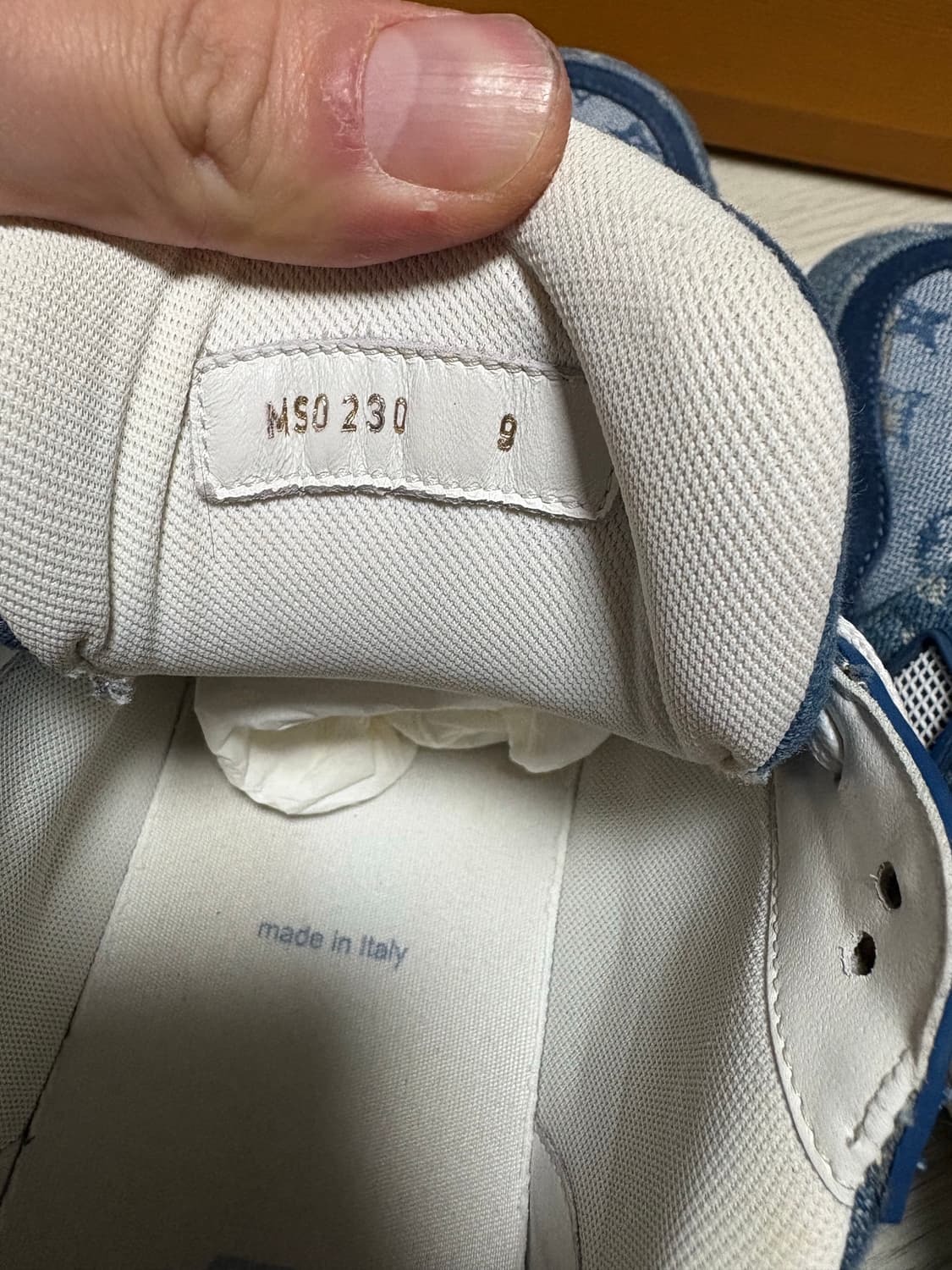 [9] 루이비통 트레이너 데님 슈즈 스니커즈 상품이미지4