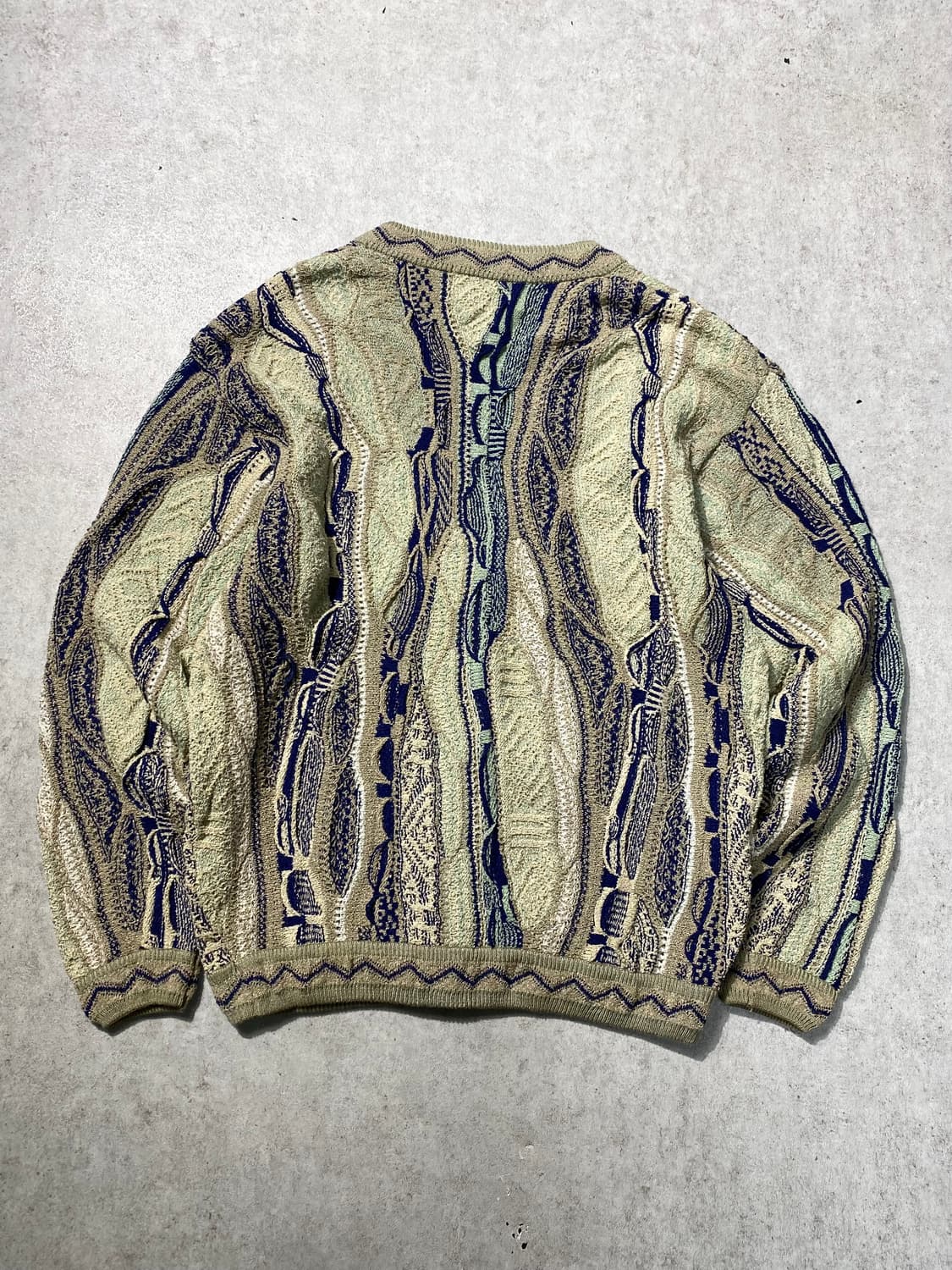 [L-XL] 90s Old Country 올드컨트리 케이블니트 가디건 상품이미지6