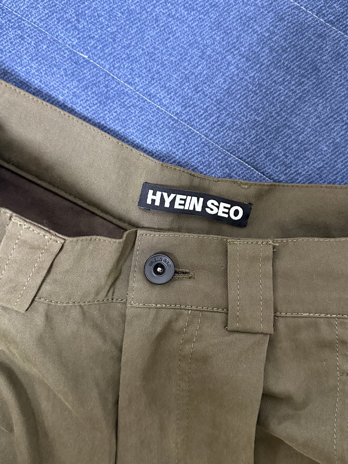 혜인서 밀리터리 카고팬츠 카키브라운 2사이즈 새상품  상품이미지5