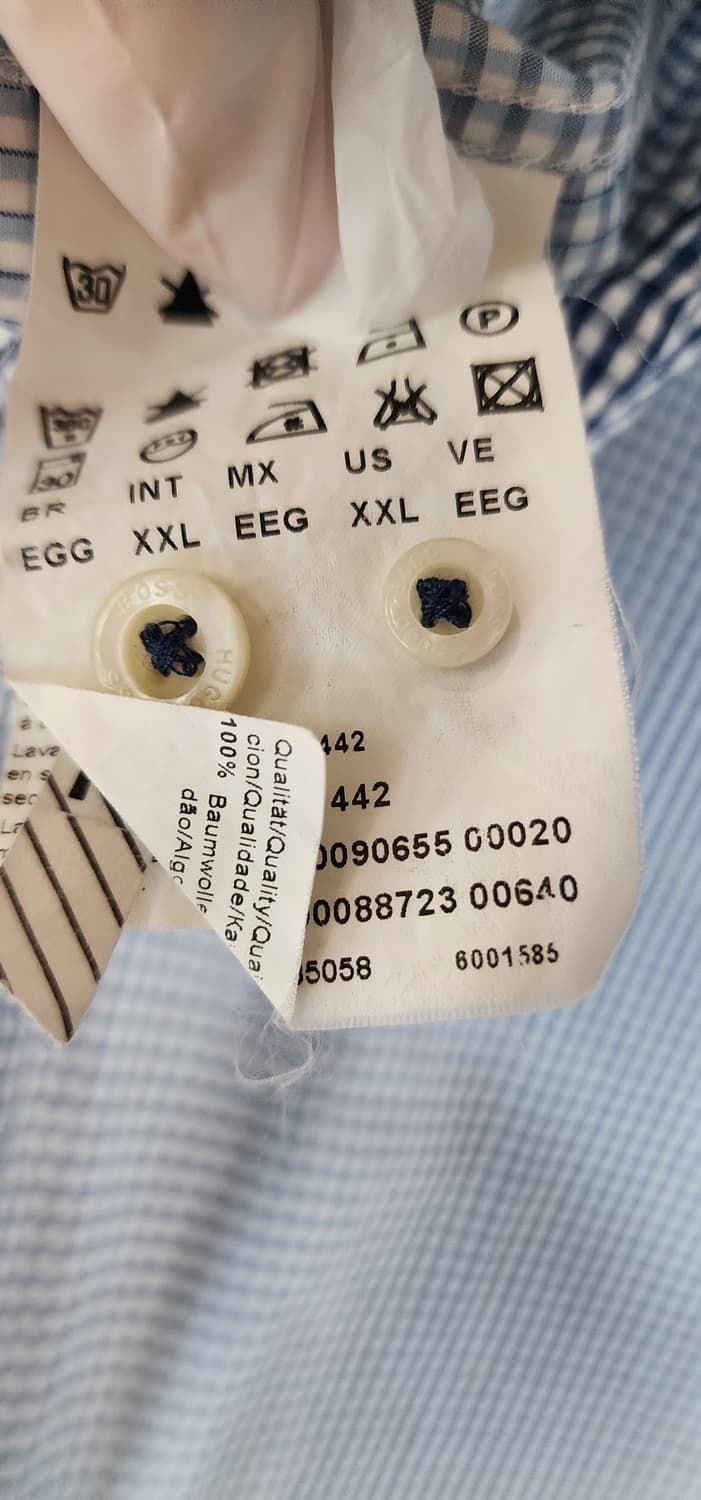 휴고보스 블루 스트라이프 셔츠 상품이미지7