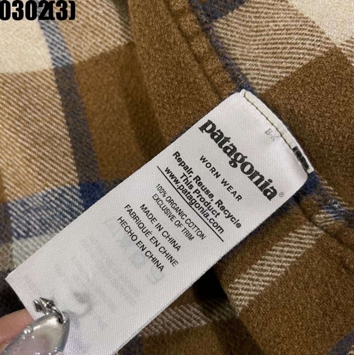 파타고니아 체크 긴팔 셔츠 상품이미지5