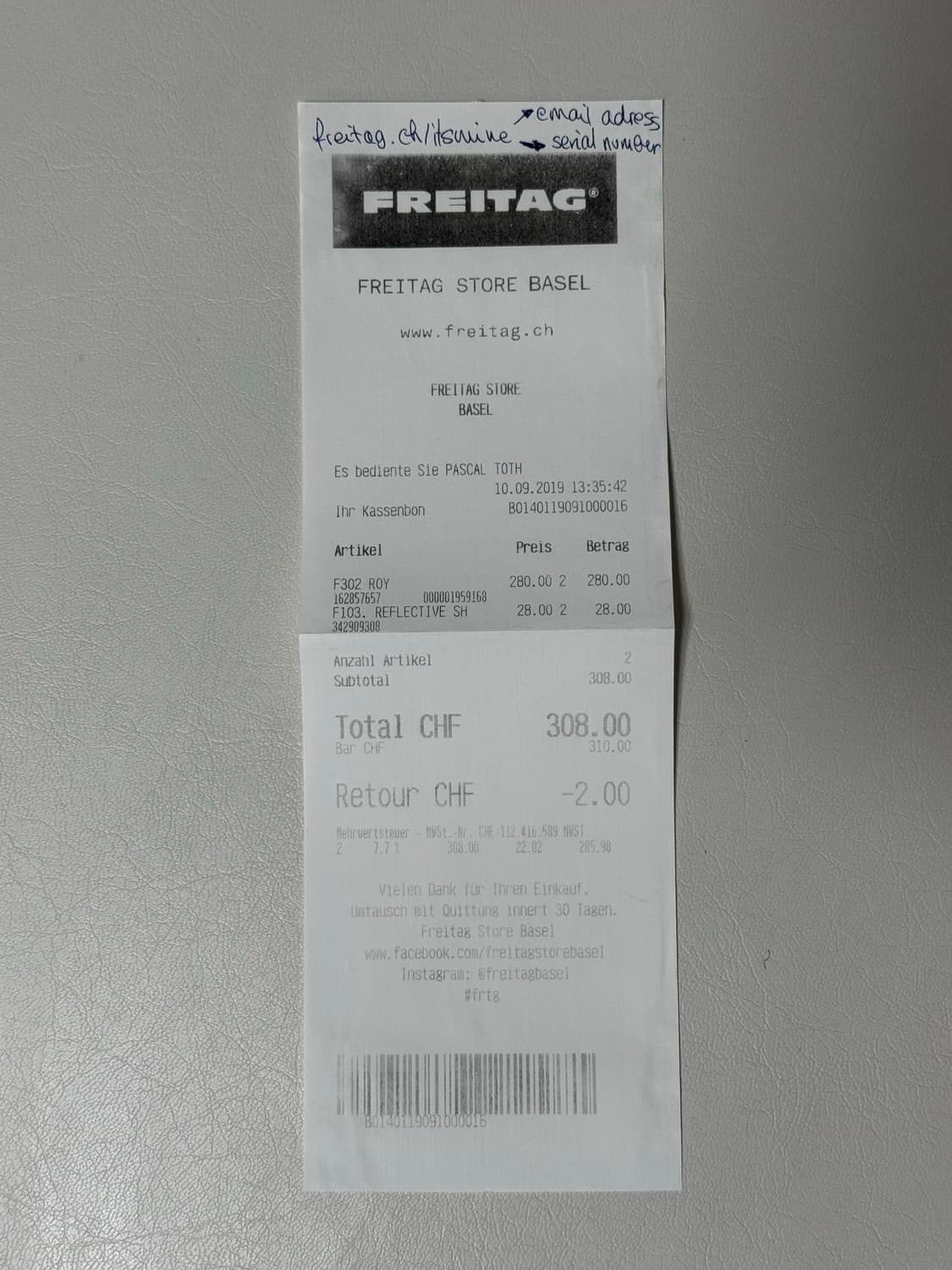 프라이탁 로이 ROY 숄더백 F302 상품이미지10