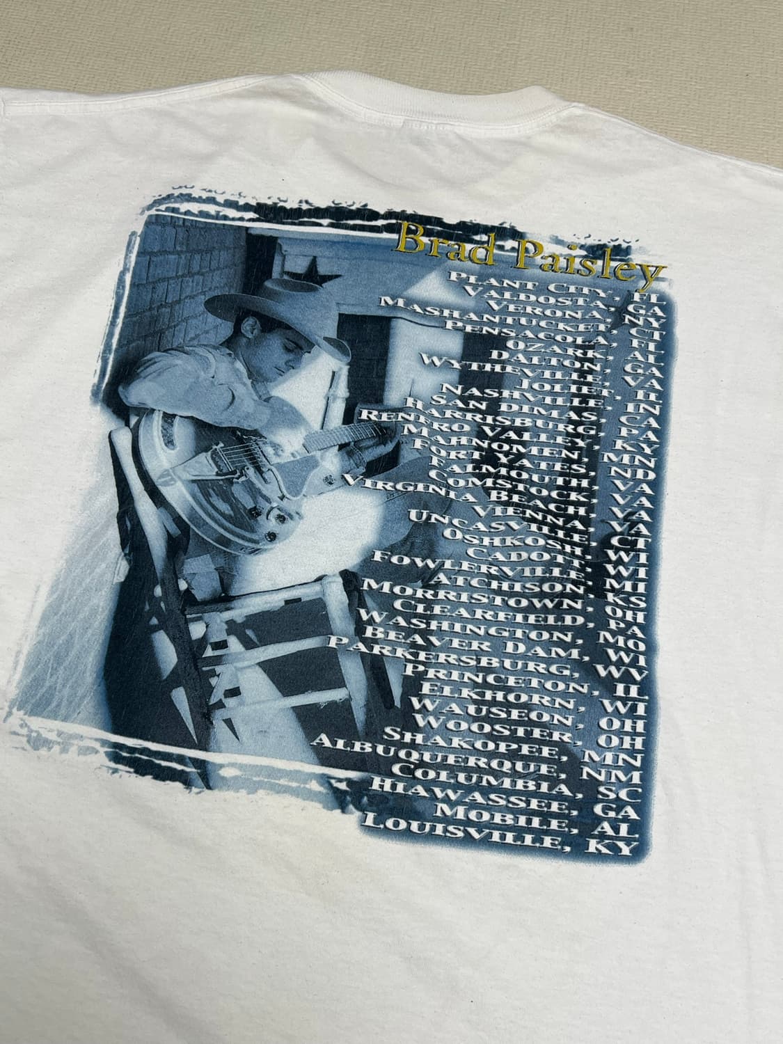 90s 빈티지 Brad Paisley 투어 티셔츠 XLㄷ 상품이미지5