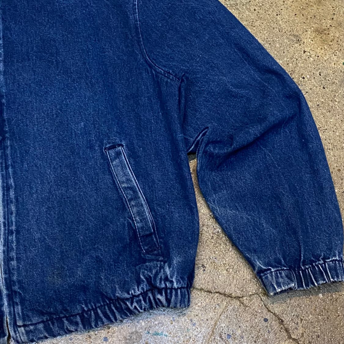 레어 90s Made in USA 빈티지 엘엘빈 데님 스윙자켓 스윙탑 상품이미지5