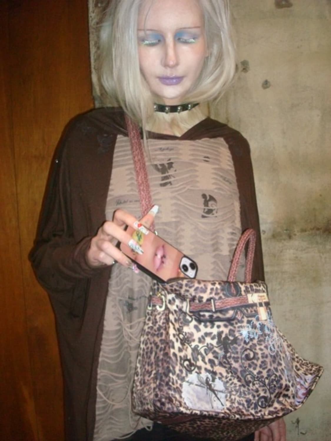 Cross leopard print bag 상품이미지3