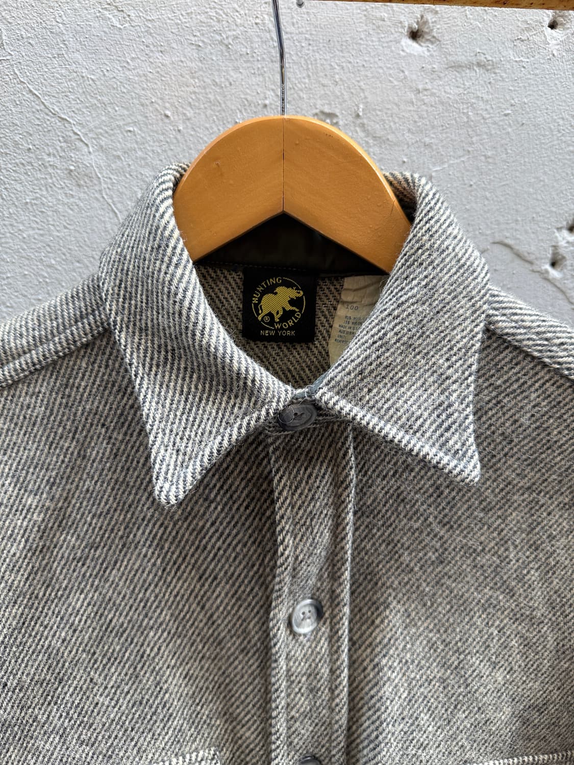 90s Hunting world 울 셔츠 상품이미지4