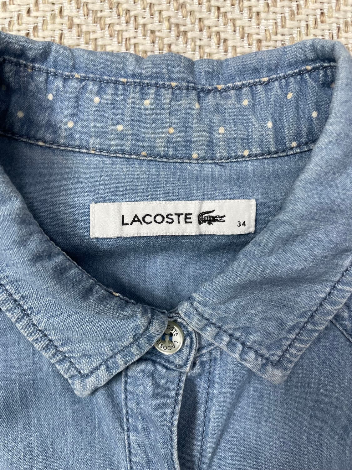 라코스테 데님 점프수트 34 상품이미지3