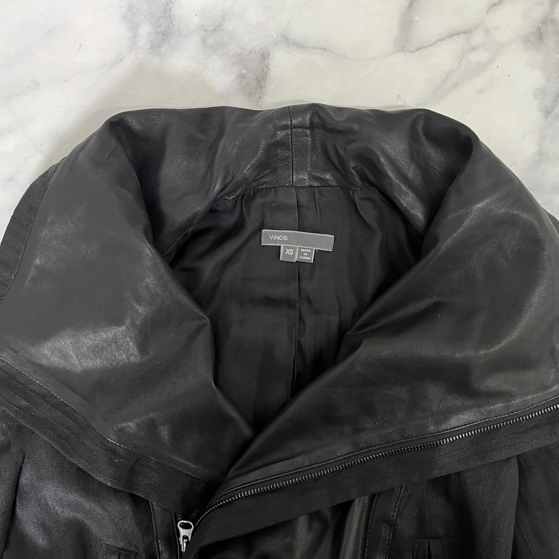 Vince 빈스 가죽자켓 XS 상품이미지8