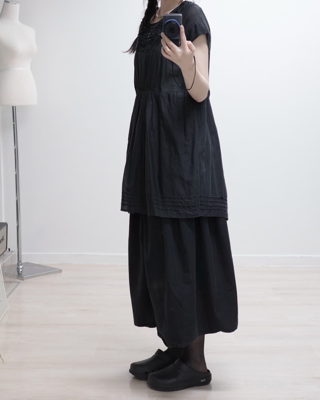 ENM A James black One-piece 상품이미지5